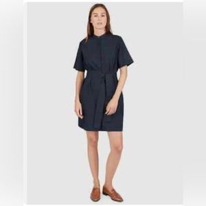 Everlane Shirt Dress, Navy, SZ 2